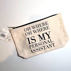 Los Angeles Trading Company The Perfect Pouch Canvas Makeup Cosmetic Bag